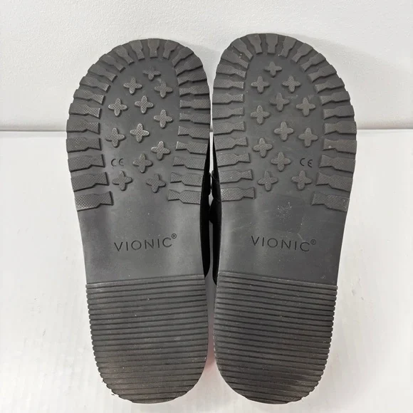 Vionic Georgie Mule Black Leather Womens Comfort Shoe Size 8.5 Arch Support NEW! - Picture 12 of 13